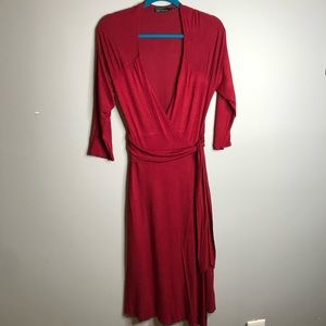 The limited faux wrap dress size medium